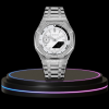 31 72510de3 1a62 44df 85e9 c81d34a90a64 G-SHOCK Casio GA2100 | OFFSHORE Series Silver Mod Snow White Dark Dial | Silver Stainless Steel Strap