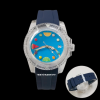 32 24b2d4d4 bbb8 4dff 9561 ab90ec498e8d Watchartify Series Fruit Face 40MM NH35 Automatic Movement Deep Blue Rubber
