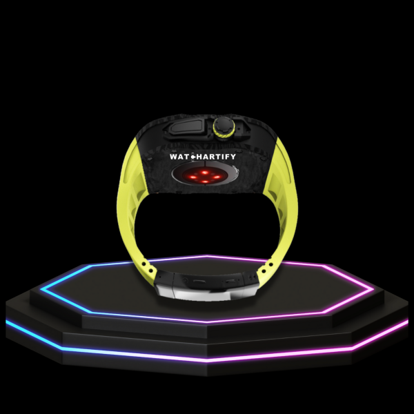 32 917cfc80 d820 4bb1 b5a4 567ff1e9b436 Apple Watch Ultra Case 49MM - TITAN Pro Series Luxury Dark Titan | Lime Green Rubber
