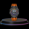 32 b179a2cd 7f94 420f af84 a66707d363f5 G-SHOCK Casio GA2100 | Carbon Fiber Series Grey Dial Rainbow Marker | Sunset Orange Rubber