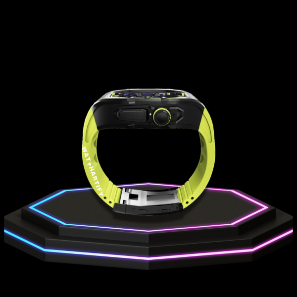 34 c405d965 804e 4014 8a09 702b05cb15ad Apple Watch Ultra Case 49MM - TITAN Pro Series Dark Titan | Lime Green Rubber