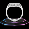 35 ab2a524f f0e7 4b6b a91c 73f46c73b236 Apple Watch Ultra Case 49MM - CRYSTAL Pro Silver Series Luminary | Snow White Rubber