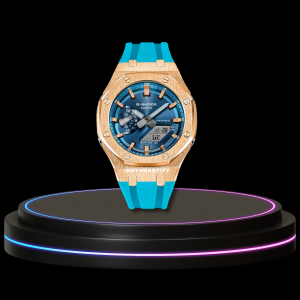 36 30df018f 77bd 45f6 8045 687cd1ad43db G-SHOCK Casio GA2100 | Rose Gold Series Metallic Tiffany Deep Blue Dial Rose Gold Marker | Tiffany Deep Blue Rubber
