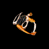 36 a997f200 74d4 4c1d b7b9 e5ac4ae55ddb Apple Watch Case 44MM - TITAN Series Rose Gold Dark Titanium | Sunset Orange Rubber