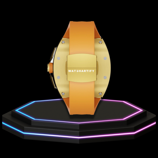 36 d7a81a84 94f5 4a95 a1fe 55af516ccc8d Apple Watch Case 45MM - CONCEPT GOLD Series Champagne | Sunset Rubber