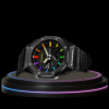 37 81857c7e 3193 45c4 808c 1aedc02eb3ca G-SHOCK Casio GA2100 | Sport Black Series Midnight Black Dial Rainbow Marker | Dark Rubber