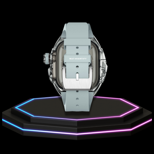 38 8c1dc571 ae08 4b01 a95f 2144cfb7b403 Apple Watch Ultra Case 49MM - ICE Pro Series Dark Crystal | Fluorescent Cube Gray Rubber