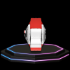39 570e4459 b42b 441d b608 b7192ec252f3 Apple Watch Ultra Case 49MM - TITAN Pro Series Silver Titan | Scarlet Red Rubber