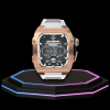 3 54e34c41 bd79 4be6 85be 1e18c67f84ad Apple Watch Case 44MM - TITAN Series Rose Gold Dark Titanium | Snow White Rubber