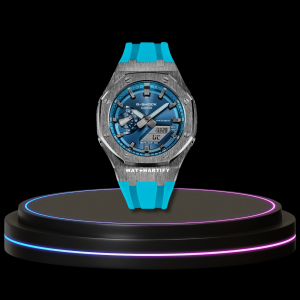3 a6e4c4d9 473e 46e5 b797 ac395e545250 G-SHOCK Casio GA2100 | Titanium Series Metallic Blue Dial Titanium Marker | Tiffany Blue Rubber