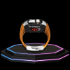 40 85fd4ebd 1bf2 4e0a 8404 58b7b0901964 Apple Watch Ultra Case 49MM - TITAN Pro Series Luxury OYAMA Titan | Sunset Orange Rubber