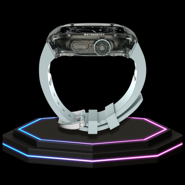 41 c4941ff9 efa1 49f1 b010 37a3d971d3da Apple Watch Ultra Case 49MM - ICE Pro Series Dark Crystal | Fluorescent Cube Gray Rubber