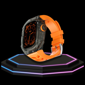 43 2878f54c 4992 4c9b bbe1 636ecf69f16a Apple Watch Ultra Case 49MM - ICE Pro Series Dark Crystal | Fluorescent Sunset Rubber