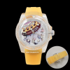 43 b125d55a 6edc 489b b978 c45ebc8a8e7e Watchartify Series Cartoon Face 40MM NH35 Automatic Movement Luminous Transparent Yellow Rubber