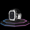 44 b20bef06 5a54 47f5 b702 1fddd2fa557e Apple Watch Ultra Case 49MM - TITAN Pro Series Silver Titan | Midnight Rubber