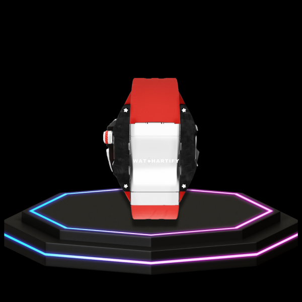 46 b0fc5630 9d52 474e 956a 7b911ce205a1 Apple Watch Ultra Case 49MM - TITAN Pro Series Luxury OYAMA Titan | Scarlet Red Rubber