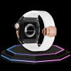 47 1 Apple Watch Case 45MM - CRYSTAL ROSE Series Obsidian | Snow White Rubber