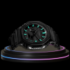 48 4e6f602f 494f 44ef ab79 821293a07304 G-SHOCK Casio GA2100 | CASIO OAK Series Rainbow Midnight Black Tiffany Dial | Dark Rubber