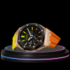 48 63129a8e 868a 4c08 984f 5d237c35df99 G-SHOCK Casio GA2100 | Rose Gold Dark Series Midnight Black Dial Rainbow Marker | Yellow Orange Rubber
