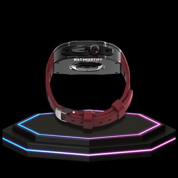 4 6d0175ec fe38 4860 81b8 ca7c90e0f10f Apple Watch Ultra Case 49MM - Pro Series Captain Dark | Scarlet Red Rubber