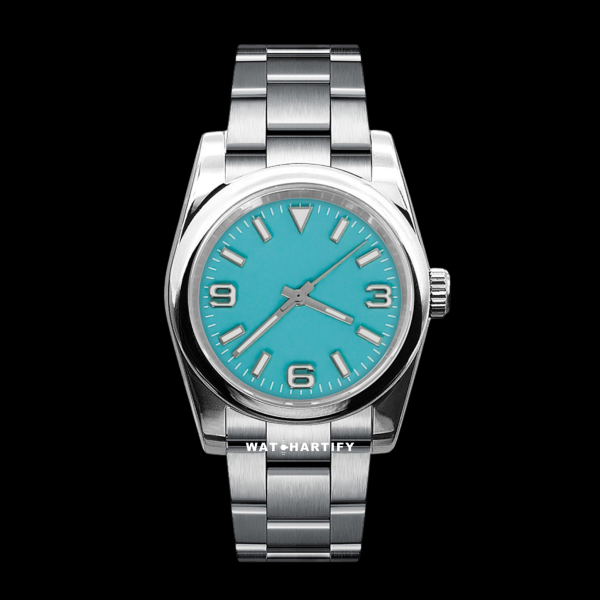 4 7d18f103 fd8b 4739 9b55 808388079c80 Watchartify Series Datejust 369Number Tiffany Face 36MM NH35 Movement Stainless Steel Strap