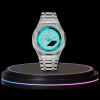 51 0e4f0a8e ae1a 4b15 9edf e377c99e5e9e G-SHOCK Casio GA2100 | Offshore Silver Series Tiffany Blue Dial | Stainless Steel Strap