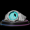 52 10f8ff7b b0f9 47ed be64 b9a281f7b08a G-SHOCK Casio GA2100 | Offshore Silver Series Tiffany Blue Dial | Stainless Steel Strap