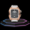52 b6d22c3e 2d52 49bb 90f4 a9071adbdb3f Apple Watch Case 44MM - TITAN Series Rose Gold Titanium | Snow White Rubber