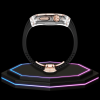 57 Apple Watch Case 44MM - CRYSTAL ROSE Series Radiant | Midnight Rubber
