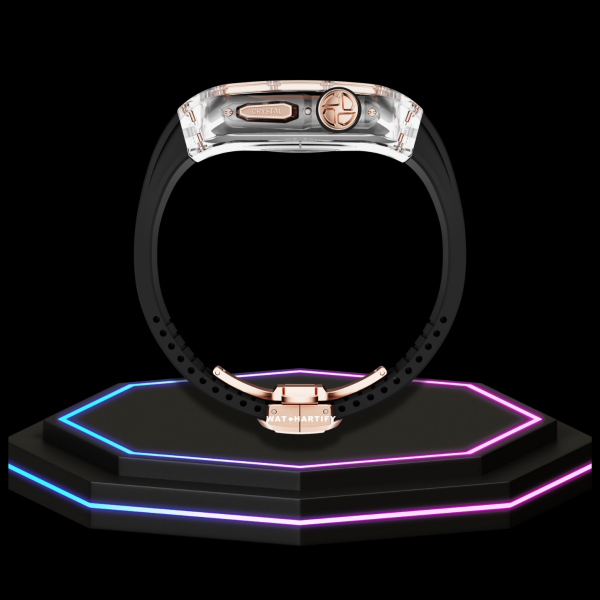 57 93c475dd e793 41c6 ae7f 2d713e048109 Apple Watch Case 45MM - CRYSTAL ROSE Series Radiant | Midnight Rubber