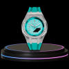 59 d5d23a53 bbe6 43c2 81d5 26db08831d9e G-SHOCK Casio GA2100 | OFFSHORE Series Silver Tiffany Mod Tiffany Blue Dark Dial | Tiffany Blue Rubber
