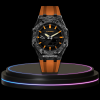 5 4b28d7c4 3e35 474f a915 57ae4a427124 G-SHOCK Casio GA2100 | CARBON FIBER Series Carbon Fiber Mod Midnight Black Dial | Sunset Orange Rubber