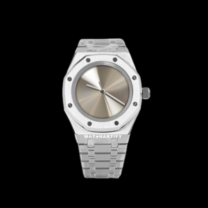 5 69a74529 df84 4c7c 9986 4b363c9683a2 Watchartify Series Royal OAK Solid Grey Face 41MM NH35 Movement Stainless Steel Strap
