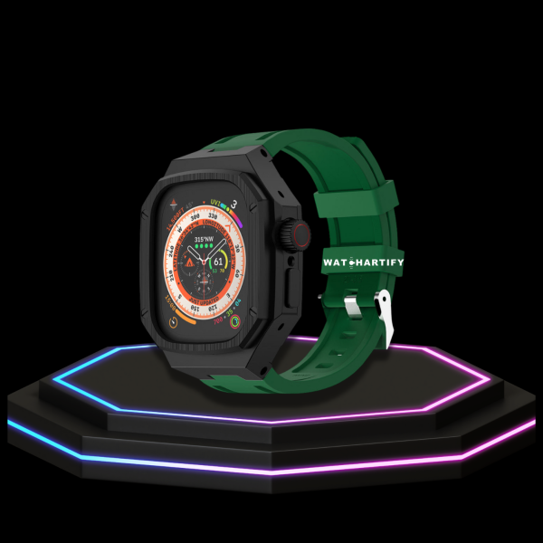 5 a61ea2fe 1207 42de 9ab2 0aa99812e5b6 Apple Watch Ultra Case 49MM - Royal Pro Series Dark| Forest Green Rubber