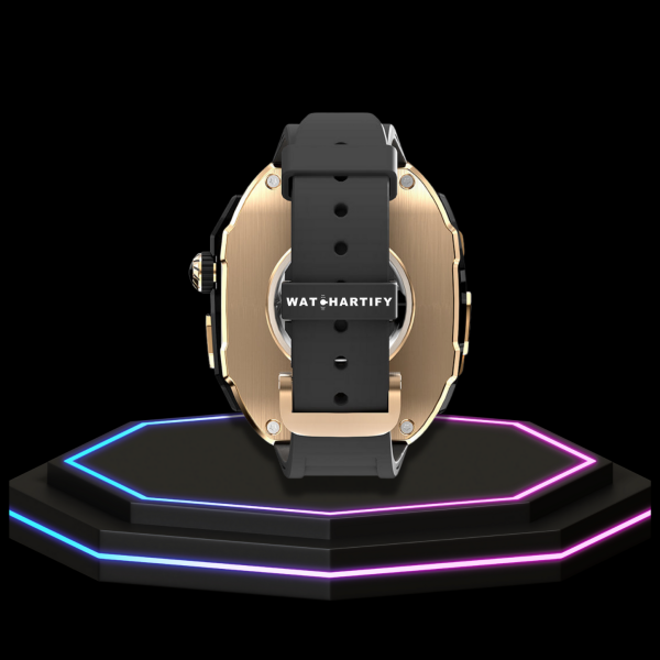 60 11bbdf22 967f 4227 a2ce 0a8ac3e2b7be Apple Watch Ultra Case 49MM - Pro Series Captain Golden | Midnight Black Rubber