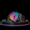 60 820587b9 28b6 4540 8bc3 6d0c593b6f82 G-SHOCK Casio GA2100 | Black Series Rainbow Surface Dial | Midnight Black Stainless Steel Strap