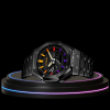 62 1c7853e7 bcdf 4f97 9de4 ddb9c5f11a3f G-SHOCK Casio GA2100 | Black Series Midnight Black Dial Rainbow Marker | Dark Stainless Steel Strap
