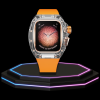 65 1 Apple Watch Case 45MM - CRYSTAL ROSE Series Radiant | Sunset Rubber