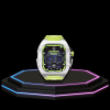 66 cdfc790d a12b 4f5b ad1a d670c26cb17f Apple Watch Ultra Case 49MM - TITAN Pro Series Silver Titan | Lime Green Rubber