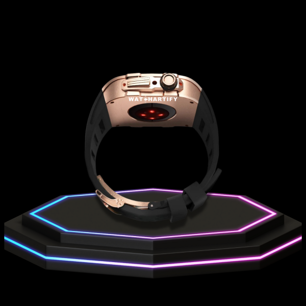 69 a7892961 ebaa 4140 9f98 45f59e3b21c8 Apple Watch Case 44MM - TITAN Series Rose Gold Titanium | Dark Rubber