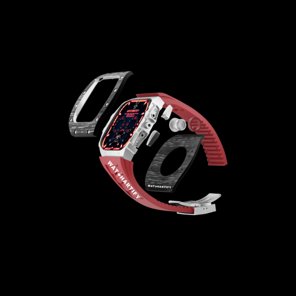 6 35eefc2c 35dd 4cd8 b43d aa30b313dde3 Apple Watch Case 45MM - CONCEPT MOD Series OYAMA | Scarlet Red Rubber