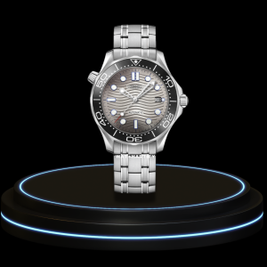 6 89e4fa91 59ef 4b29 81a0 8371ade85cf8 SEIKO Mod Speedmaster Collection Light Grey Dial NH35 Movement Silver Stainless Steel Strap