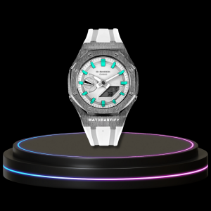 6 ab91efdf ca42 46c8 a00f 1d5ce6b0c5fd G-SHOCK Casio GA2100 | Titanium Mini Series Snow White Dial Titanium Marker | Snow White Rubber