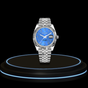 6 db03c56a 7f2f 4708 b063 1c60803f67b9 SEIKO Mod Datejust Collection Light Blue Dial NH35 Automatic Movement Silver Stainless Steel Strap