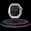 70 19ea1b3a edc5 4999 895f e48edeefe6f2 Apple Watch Ultra Case 49MM - CRYSTAL Pro Rose Gold Series Radiant | Midnight Black Rubber