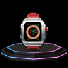 74 9ed9f6bc 592b 4e10 975f e4a3114b32a1 Apple Watch Ultra Case 49MM - Pro Series Captain Silver | Scarlet Red Rubber