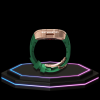 74 d82672fd c59f 41dd abb6 470b9ed58d13 1 Apple Watch Case 45MM - TITAN Series Rose Gold Titanium | Green Rubber
