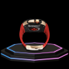 Apple Watch Ultra Case 49MM - TITAN Pro Series Luxury Royal Titan | Scarlet Red Rubber