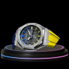 76 c729dc1f 87aa 49ce 8a2e 985d979147c5 G-SHOCK Casio GA2100 | Silver Series Grey Dial Rainbow Marker | Deep Blue Mix Yellow Rubber