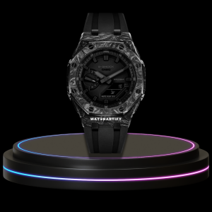 7 07241162 694c 4f22 84ca 679c04a0003b G-SHOCK Casio GA2100 | CARBON FIBER Series Carbon Fiber Mod Dark Dial | Midnight Black Rubber